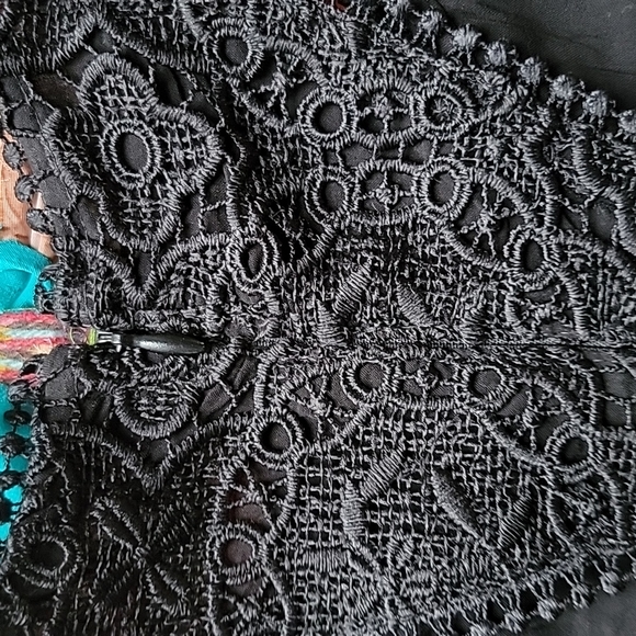 NWT ANTHROPOLOGIE BLACK DRESS Lace.NEW WITH TAGS - Picture 13 of 15